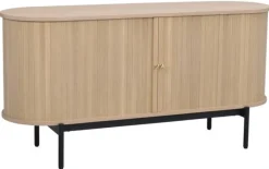 Hall|Sideboards|Rowico Home Sideboard 'Haddington' - Vitpigmenterad/Svart