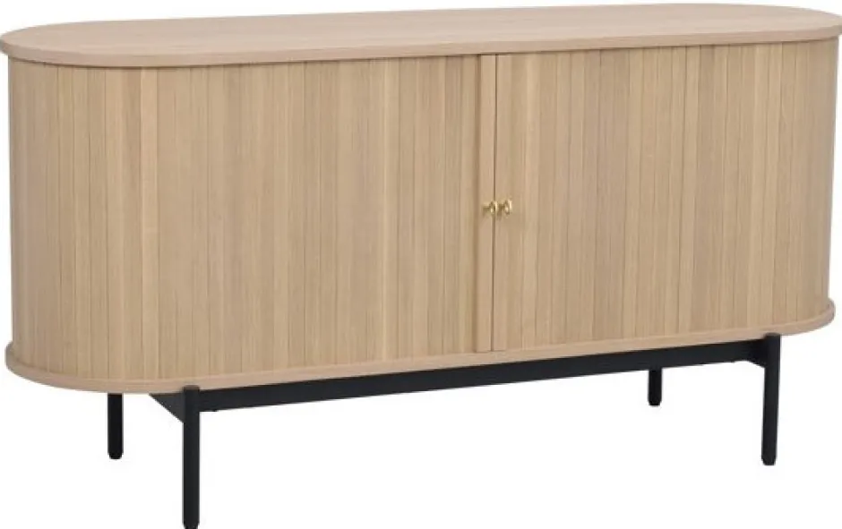 Hall|Sideboards|Rowico Home Sideboard 'Haddington' - Vitpigmenterad/Svart