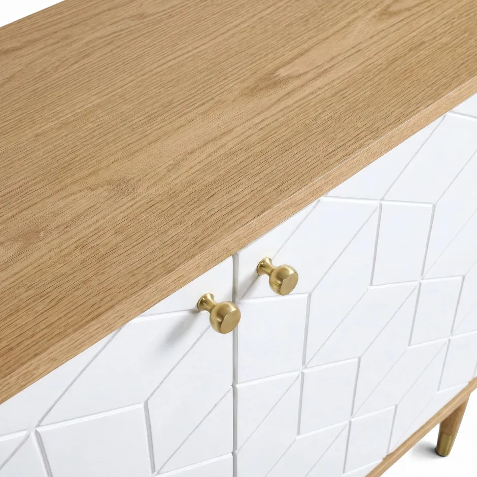 Hyllor & Förvaring|Hall|Reforma Sideboard 'Kumamoto' - Vit/Ek