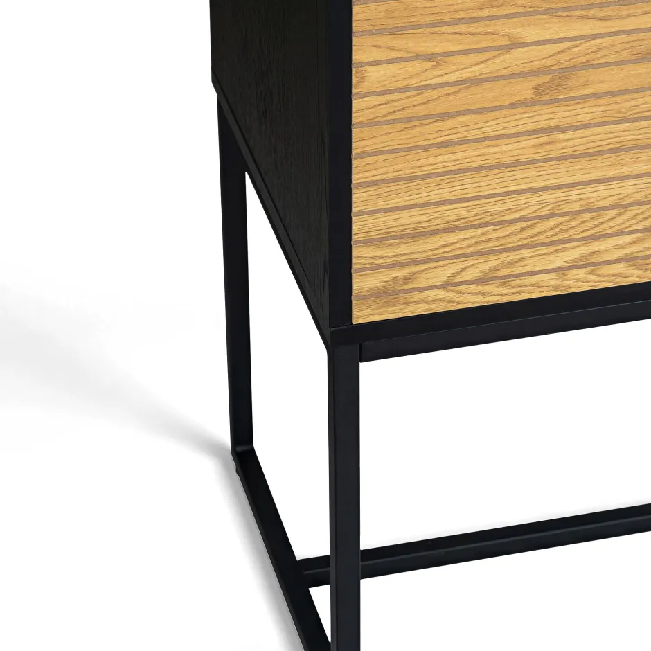 Hyllor & Förvaring|Hall|Reforma Sideboard 'Line' - Ek/Svart