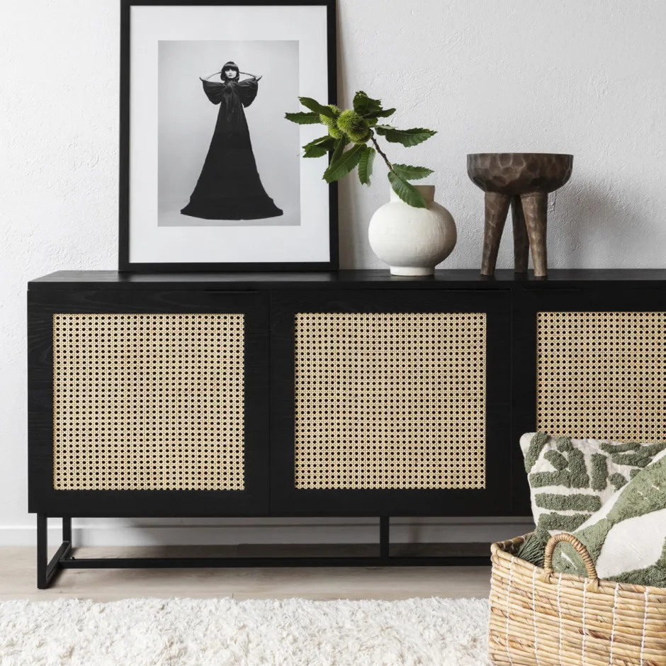 Hyllor & Förvaring|Hall|Reforma Sideboard 'Sailor' - Svart/Natur