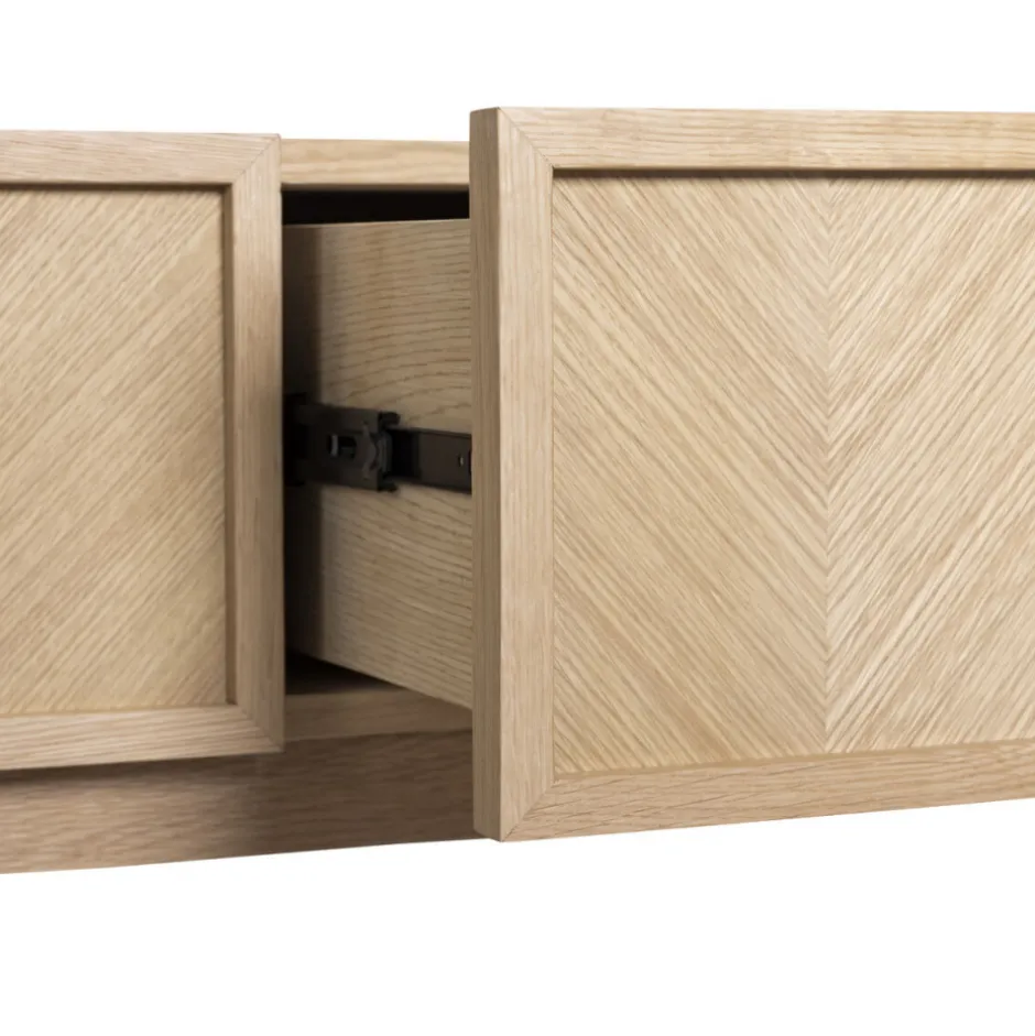 Sovrum|Sidobord|Hübsch Sidebord 'Herringbone' - Ek