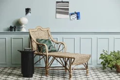 Sovrum|Sidobord|Nordal Sidobord 'Erie' Runt 40cm - Svart Marmor