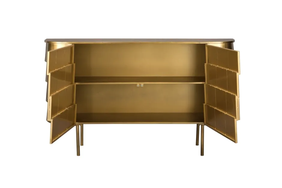 Sovrum|Sidobord|Zuiver Sidobord 'Hanna' - Guld