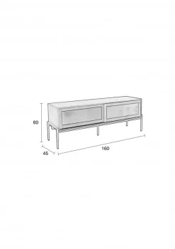 Hall|Sideboards|Zuiver Sidobord 'Hardy' - Valnöt