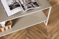 Sovrum|Sidobord|Reforma Sidobord 'Staal' - Beige