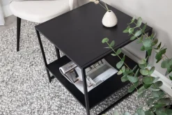 Sovrum|Sidobord|Atelier Nordic Sidobord 'Strömstad' 51x51cm - Svart