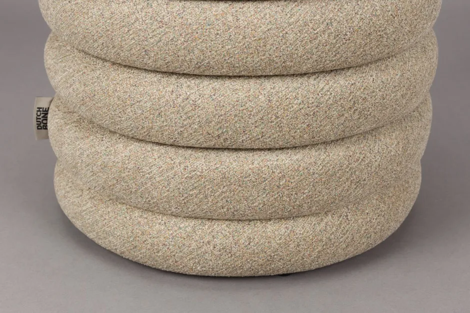 Pallar|Sittmöbler|Dutchbone Sittpuff 'Fern' - Beige
