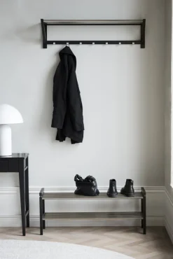 Hatt- Och Skohyllor|Hall|Rowico Home Skoställ 'Confetti' 100cm - Metall/ Svart