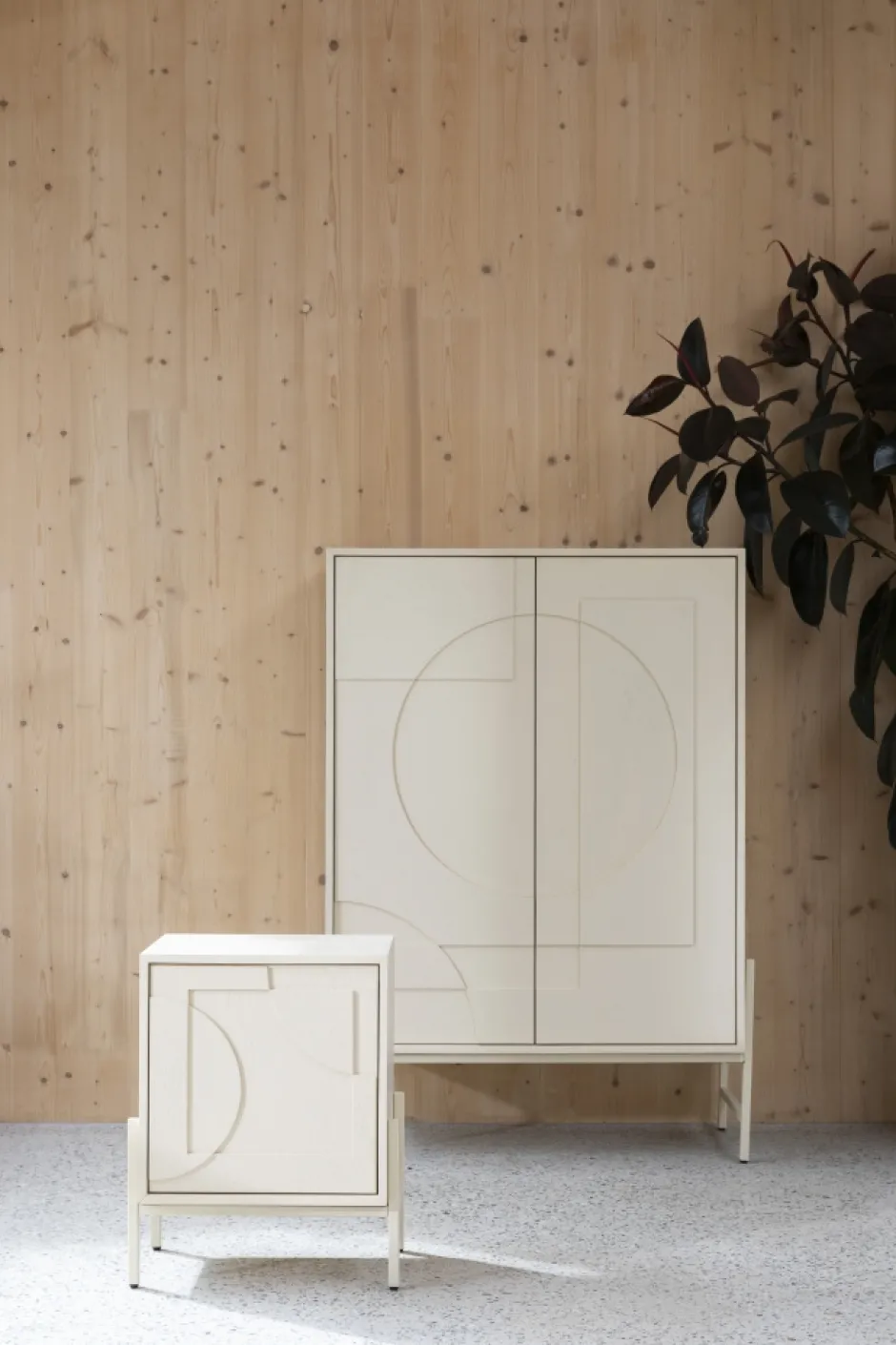 Skåp Och Skänkar|Hall|Zuiver Skåp 'Faces' - Beige