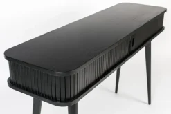 Bord|Arbetsrum|Zuiver Skrivbord 'Barbier' - Svart