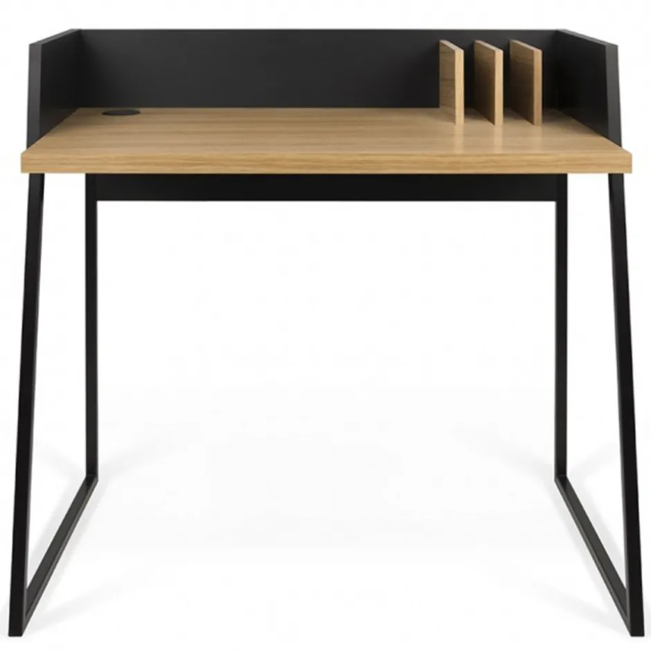 Bord|Arbetsrum|Reforma Skrivbord 'Kenneth' - Ek/Svart