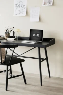 Arbetsrum|Skrivbord|Rowico Home Skrivbord 'Springdale' - Svart