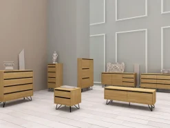 Sovrum|Sängbord|Reforma Sängbord 'Elle' - Ek/Svart