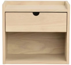 Bord|Sovrum|Rowico Home Sängbord/Vägghylla 'Hillmond' - Ljus ek