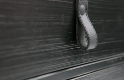 Sovrum|Sängbord|WOOOD Sängbord 'Zola' låda+skåp - Svart