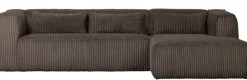 Divansoffor|Vardagsrum|WOOOD Soffa 'Bean' 4-sits - Brun/Manchester