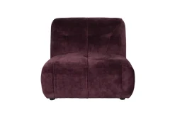 Modulsoffor|Vardagsrum|Dutchbone Soffa 'Giada' 1-sits - Plommon