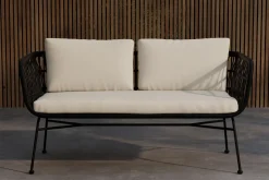 Utesoffor|Uteplats|Garden Prestige Soffa 'Isola' - Svart/beige