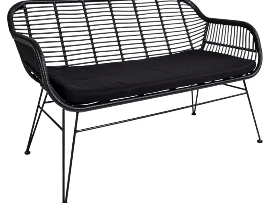 Utemöbler|Uteplats|Garden Prestige Soffa 'Trieste' - Svart