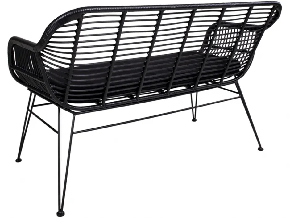 Utemöbler|Uteplats|Garden Prestige Soffa 'Trieste' - Svart
