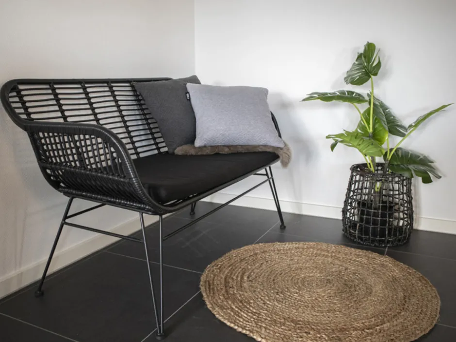 Utemöbler|Uteplats|Garden Prestige Soffa 'Trieste' - Svart