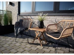 Trädgårdsbord|Uteplats|Garden Prestige Soffbord 'Bilbao' 50x50 - Natur