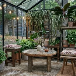 Soffbord Vintage|Soffbord|Reforma Soffbord 'Birka' Runt 85x85cm - Vintage