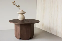 Soffbord|Vardagsrum|Reforma Soffbord 'Björkvik' Runt 80cm - Mocka