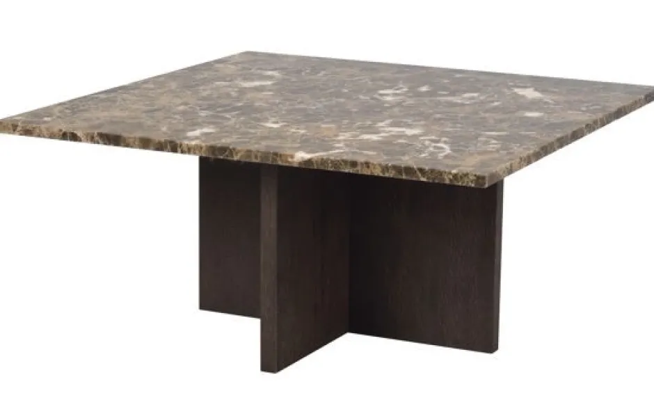 Soffbord|Vardagsrum|Rowico Home Soffbord 'Brooksville' 90x90cm - Brun
