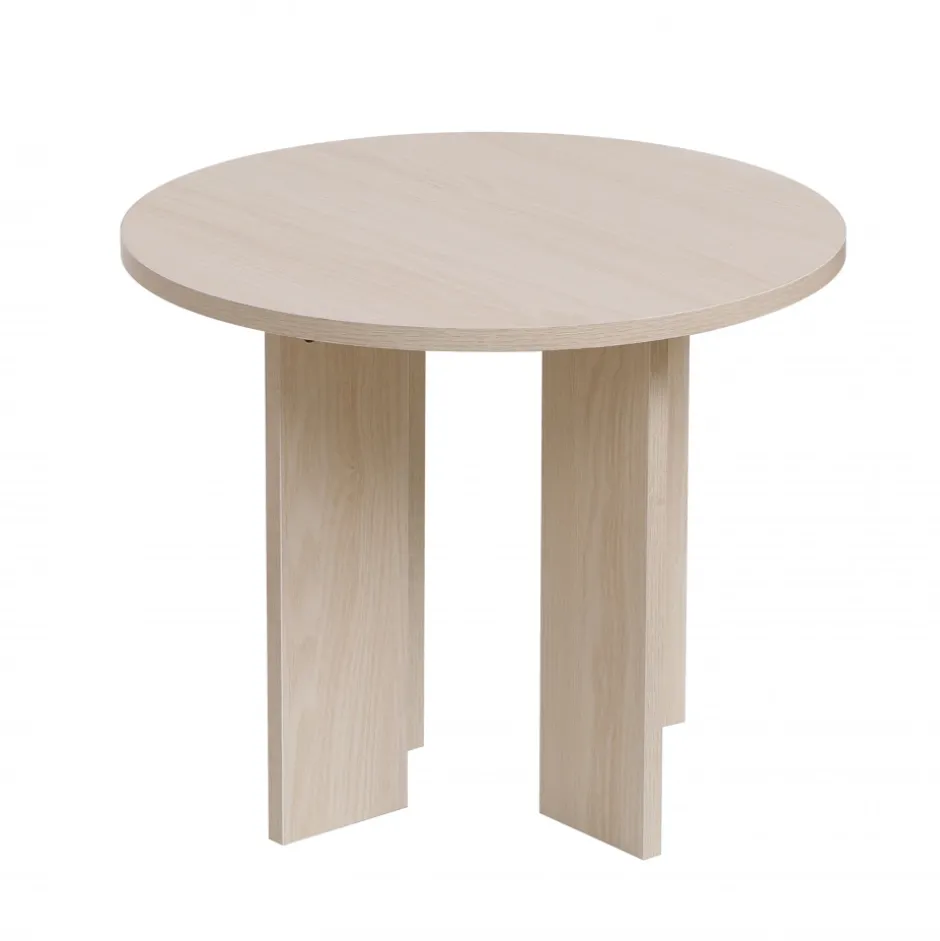 Soffbord|Vardagsrum|Reforma Soffbord 'Créme' Runt 55 cm - Natur