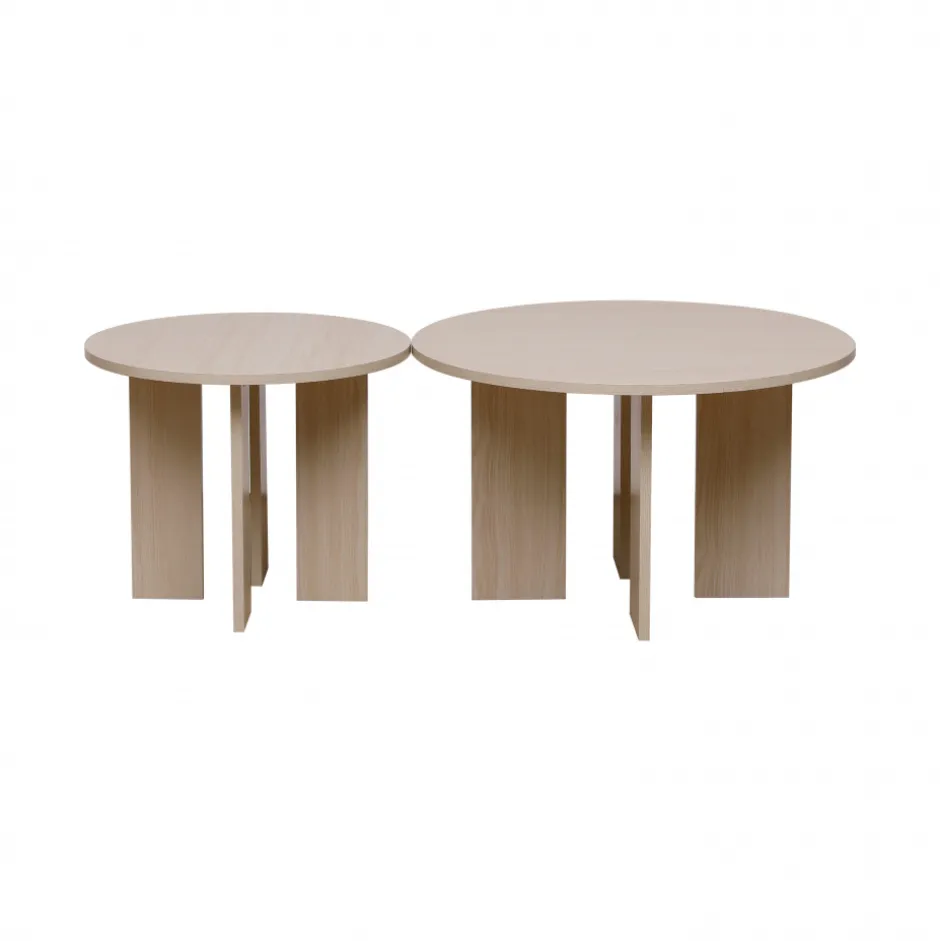 Soffbord|Vardagsrum|Reforma Soffbord 'Créme' Runt 75cm - Natur