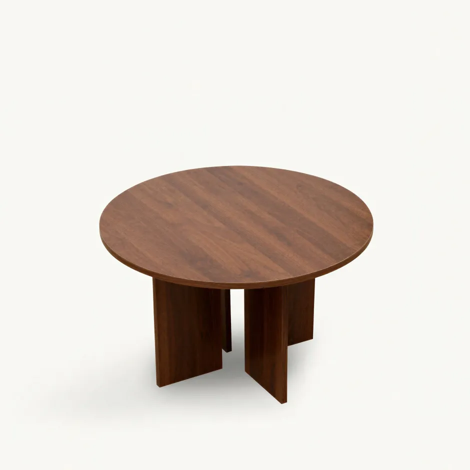 Bord|Soffbord|Reforma Soffbord 'Créme' Runt 75cm - Valnöt