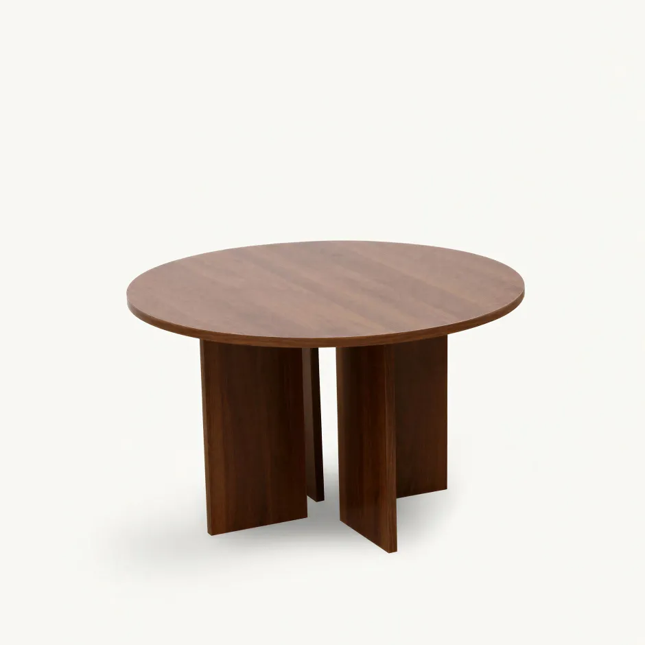Bord|Soffbord|Reforma Soffbord 'Créme' Runt 75cm - Valnöt