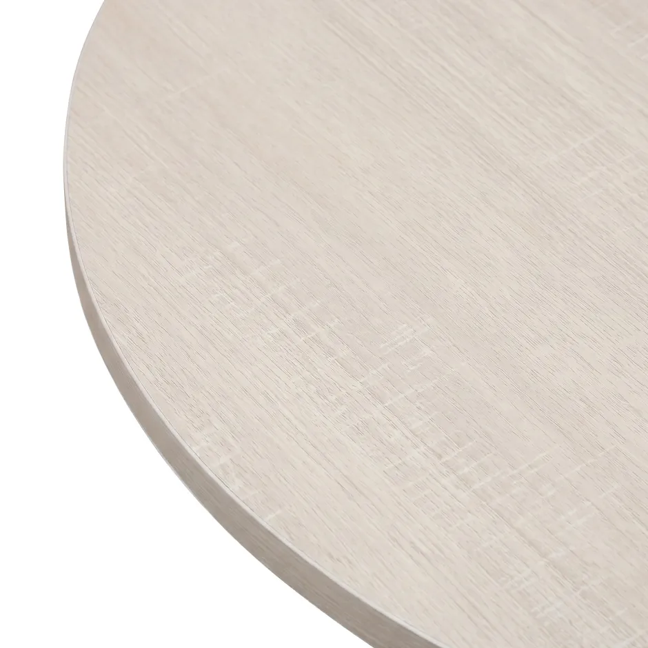 Bord|Soffbord|Reforma Soffbord 'Créme' Runt 55 cm - Vitpigmenterad
