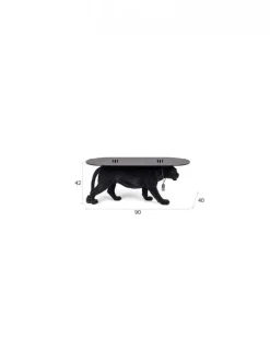Soffbord|Vardagsrum|Bold Monkey Soffbord 'Dope as hell' - Svart
