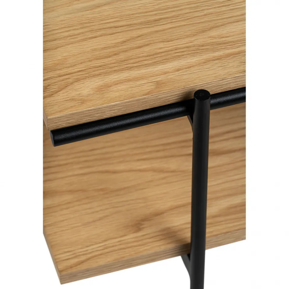 Bord|Soffbord|Reforma Soffbord 'Frida' - Natur/Svart
