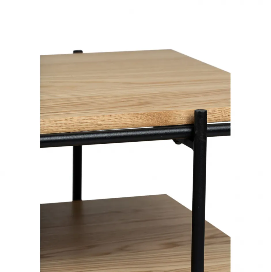 Bord|Soffbord|Reforma Soffbord 'Frida' - Natur/Svart