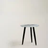Bord|Soffbord|Reforma Soffbord 'Marbleous' - Vit/Svart