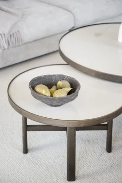 Soffbord|Vardagsrum|Rowico Home Soffbord 'Marsden' Runt 60cm - Brun