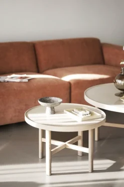 Soffbord|Vardagsrum|Rowico Home Soffbord 'Marsden' Runt 60cm - Ljus ek