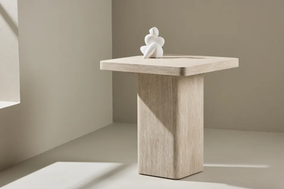 Soffbord|Vardagsrum|Reforma Soffbord 'Qvart' 50x50cm - Beige