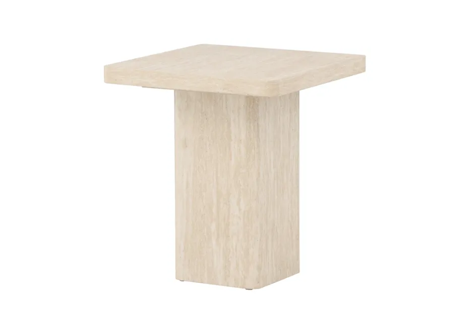 Soffbord|Vardagsrum|Reforma Soffbord 'Qvart' 50x50cm - Beige