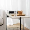 Soffbord|Vardagsrum|Rowico Home Soffbord 'Shelton' 145x60cm - Vitpigmenterad ek