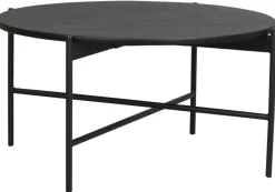 Soffbord|Vardagsrum|Rowico Home Soffbord 'Skye' Runt 89cm - Svart
