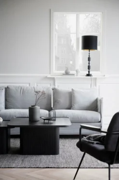 Soffbord|Vardagsrum|Rowico Home Soffbord 'Sullivan' 80x80cm - Svart