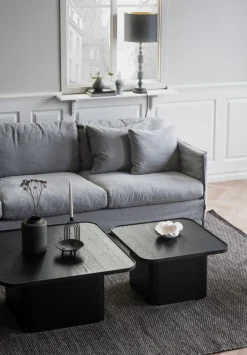 Soffbord|Vardagsrum|Rowico Home Soffbord 'Sullivan' 80x80cm - Svart