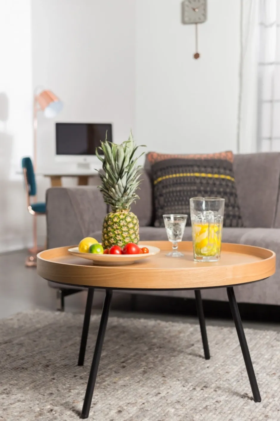 Soffbord|Vardagsrum|Zuiver Soffbord 'Tray' - Ek