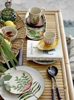 Utemöbler|Utebänkar|Garden Prestige Soffbord/Trädgårdsbänk 'Bambu' - Natur