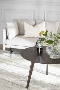 Soffbord|Vardagsrum|Rowico Home Soffbord 'Yumi' Runt 90cm - Brun